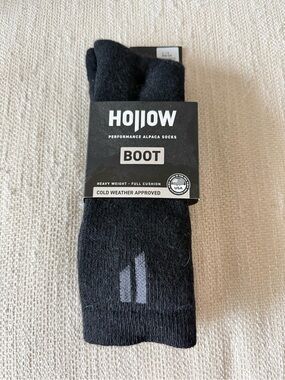 Holloway Black Boot Alpaca Performance Socks